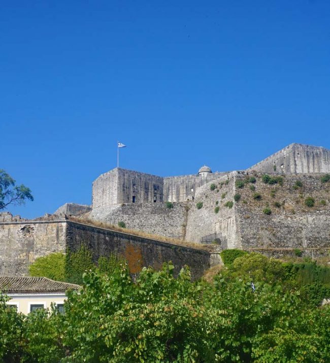beach seafront villas pool barbati corfu new venetian fortress