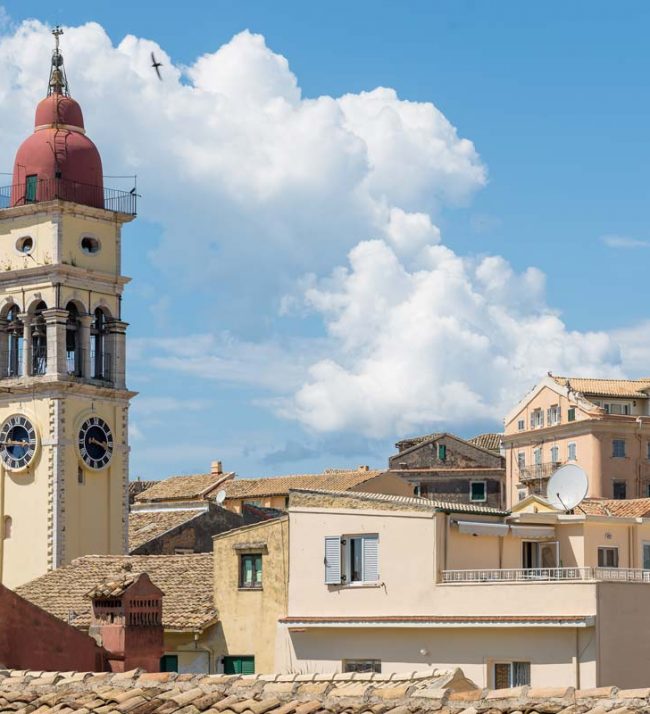 beach seafront villas pool barbati corfu st spyridon